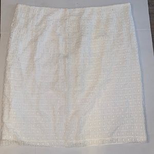 Calvin Klein- cotton embroidered skirt. NWT